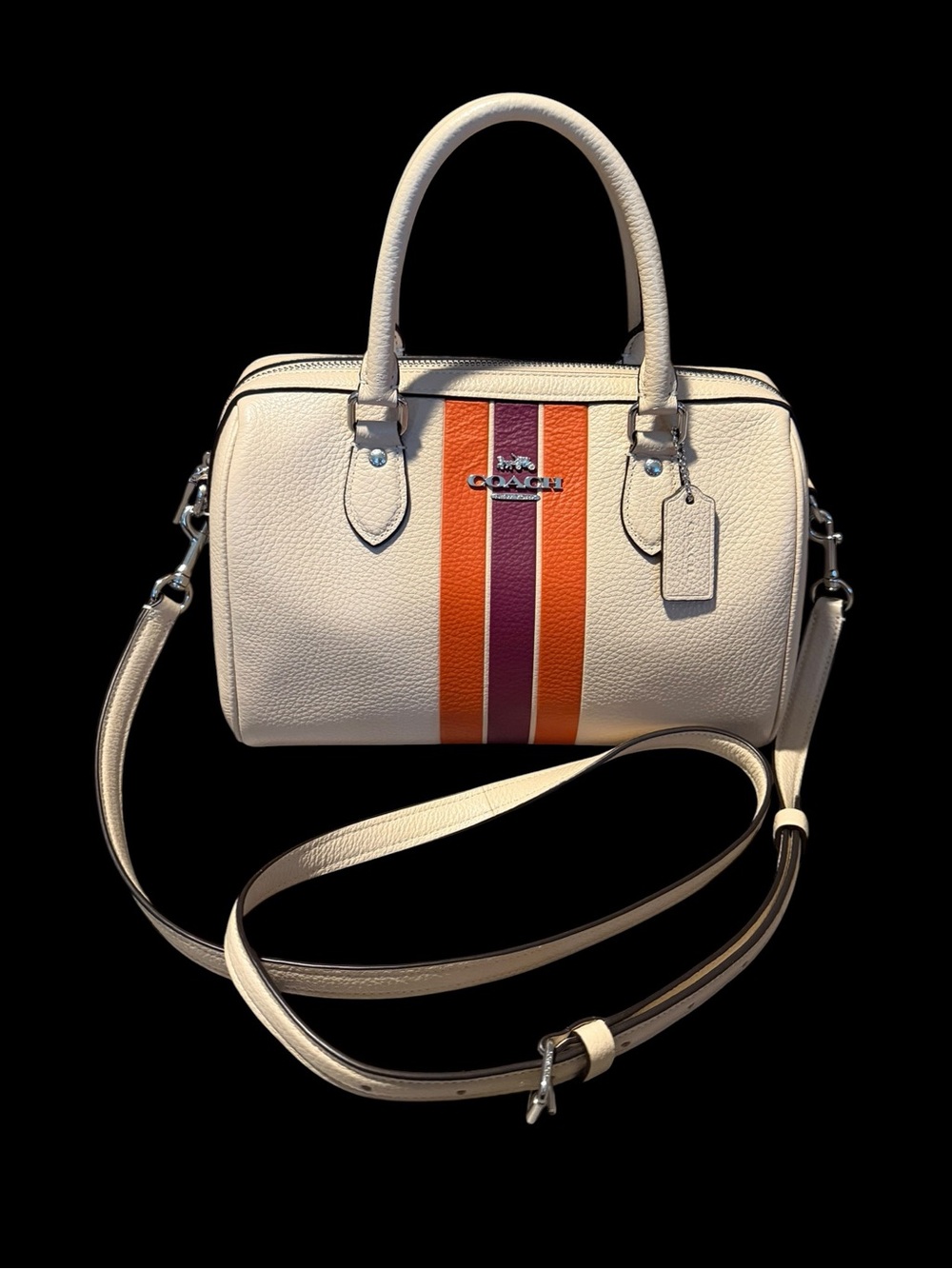 Coach Rowan Bag With Stripe